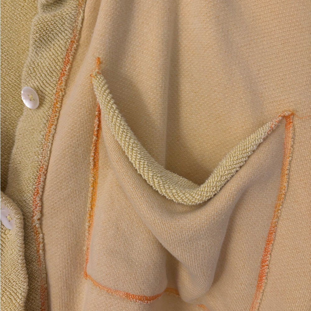 Free People Yellow Button-Up Cardigan - Picture 3 of 3